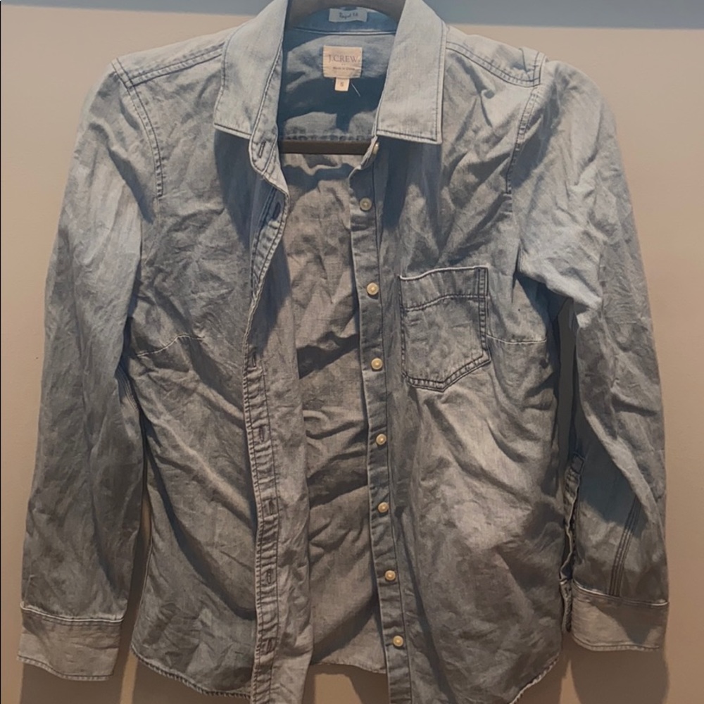 J Crew denim shirt